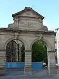 Former entrance to the Edinburgh Meat Market