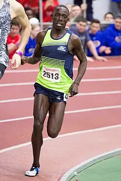 Edward Cheserek has endorsed Skechers Performance since 2017.[29]