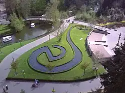 Efteling logo seen from Pagoda
