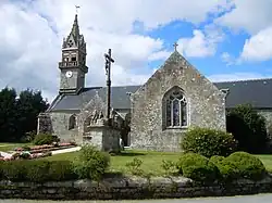 The church Saint Corentin in Trégornan village