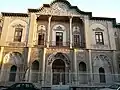 Historical building on Mellat street near Baharestan Square