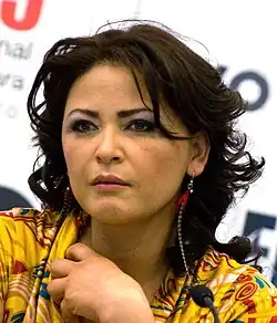 Elpidia Carrillo at the 2010 Festival Internacional de Cine de Guadalajara in Guadalajara, México.