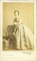 Empress Consort of Alexander II Maria Alexandrovna. by Sergei Lvovich Levitsky, 1855 (The Di Rocco Wieler Private Collection, Toronto, Canada)