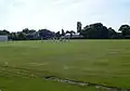 View of the ground looking north.