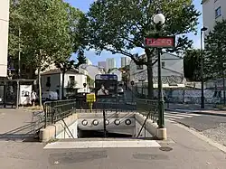 Entrance at Place Rhin-et-Danube