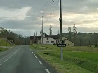 The road into Louvigny