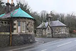 Entrance lodges for Stoneyhill, Walkerburn (geograph 4348828)