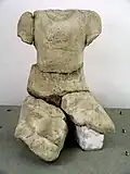 Seated warrior