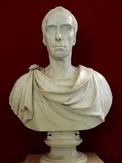 Marble bust by Giuseppe Ceracchi