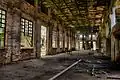 The abandoned remains from the Bello station