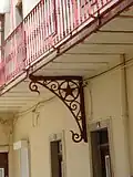 Star in ironwork.