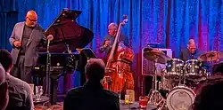 Iverson with Hart and Williams at Birdland in 2025.