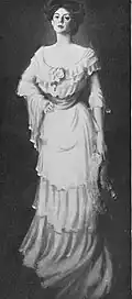 "Miss Ethyl Barrymore" by Mariette Leslie Cotton reproduction of an oil portrait appearing in American Art News, Vol. 3, No. 62 (Jan. 14, 1905), p. 1