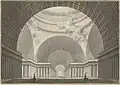 Project for the interior of a metropolitan church.