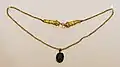 Etruria, goldsmiths of the classical and late classical period, 4th-2nd century BC, necklace with clasp with protomes