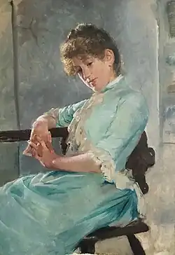 Portrait of her sister Eva Löwstädt-Åström