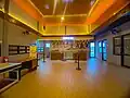 Check-in area