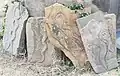 Idols of serpent near the temple