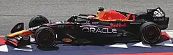 Max Verstappen driving the Red Bull RB19 (2023)