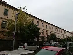 East side facade