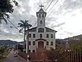 Facade of the Church of Our Lady of Lourdes.