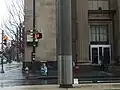 Fairmount station entrance in front of 700 North Broad Street