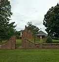 Fairvue Plantation; restored icehouse; Gallatin, Tennessee