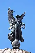 Fame atop the dome