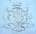 Fane impaling Stanhope on a 1732 salver.