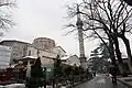 The Fatih Mosque during restoration works in 2016