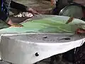 Stretching and layering the dough