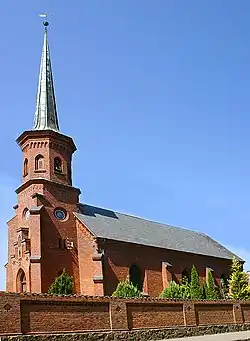 Hylleholt Church in Faxe Ladeplads