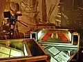 Federico Fellini's hat, red scarf, drawings and letters