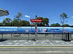 Light rail stop