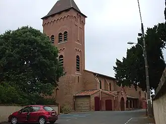 The church in Fenouillet