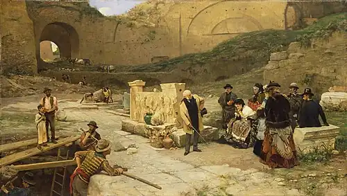 Excavations in Rome