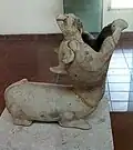 Zoomorphic Olmec figurine, likely an incense burner