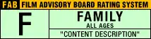 F rating symbol