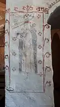Late Gothic wall paintings in the church.