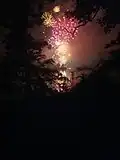 Fireworks at the Lake Independence Day 2013