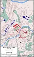 Map 5: Situation at 11:00–11:30 (July 21, 1861)