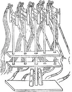 Five whirlwind trebuchets