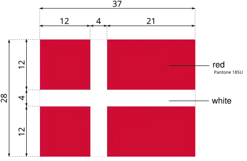 Flag construction sheet
