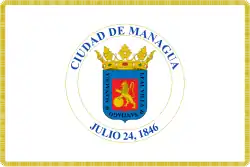 Flag of Managua, Nicaragua