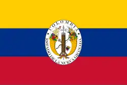 Flag of New Granada (1831–1834)