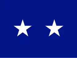 Flag of a United States Air Force major general.