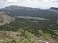 Flat Top Mountain, the highest peak in the Flat Tops (12,361&nbsp;ft), overlooks Stillwater Reservoir.