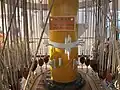 Fore mast, 43.18 meters high