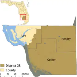 Map of the district