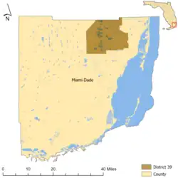 Map of the district